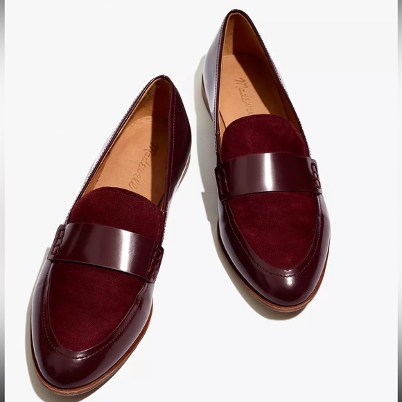 Madewell Alex Loafers in Cabernet Suede - Picture 2 of 7